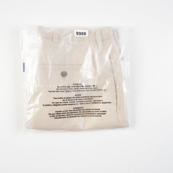 BROOKS BROTHERS 346 100% Linen tan pleated shorts size 38, fit like 36 - Picture 10 of 10